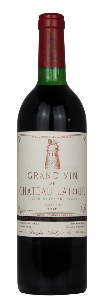 【空き瓶】Chateau Latour 1978 1978 Château Latour Pauillac 150cl – Chateau.com
